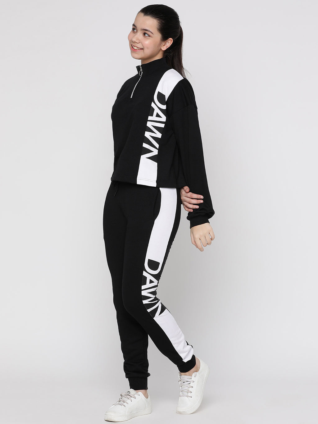 Lil Tomatoes Girls Light Weight Cotton Looper Track Suits