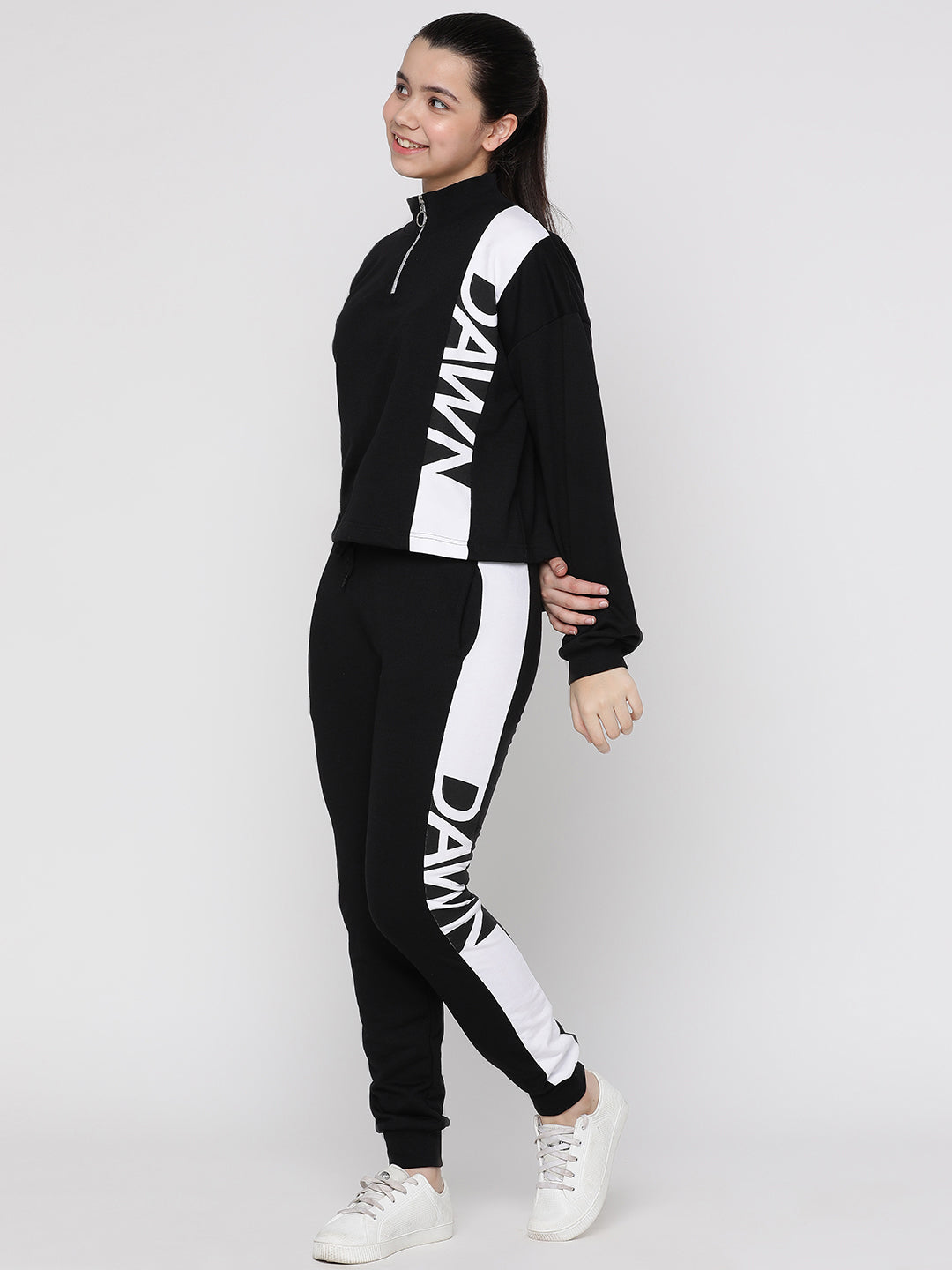 Lil Tomatoes Girls Light Weight Cotton Looper Track Suits