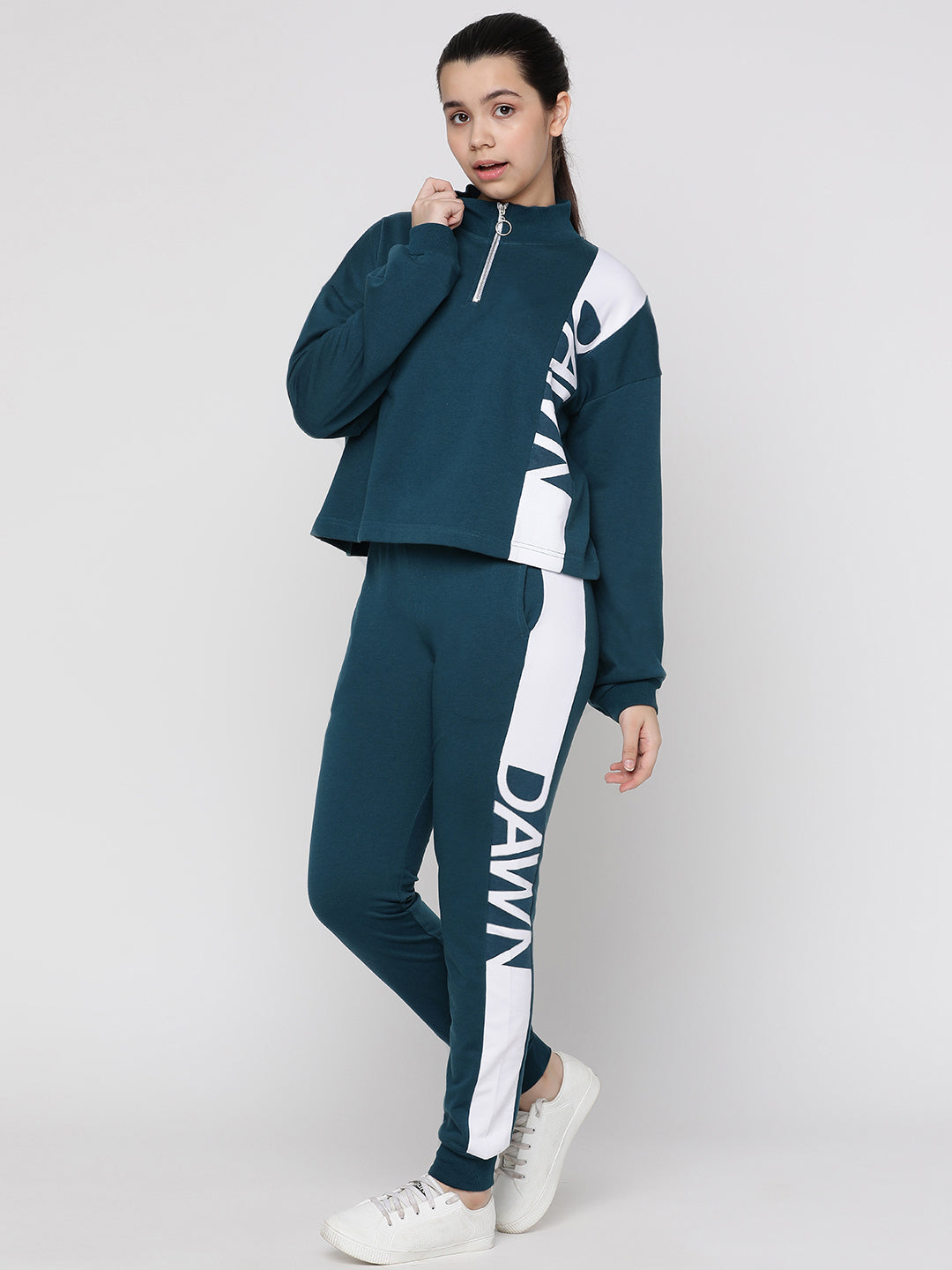 Lil Tomatoes Girls Light Weight Cotton Looper Track Suits