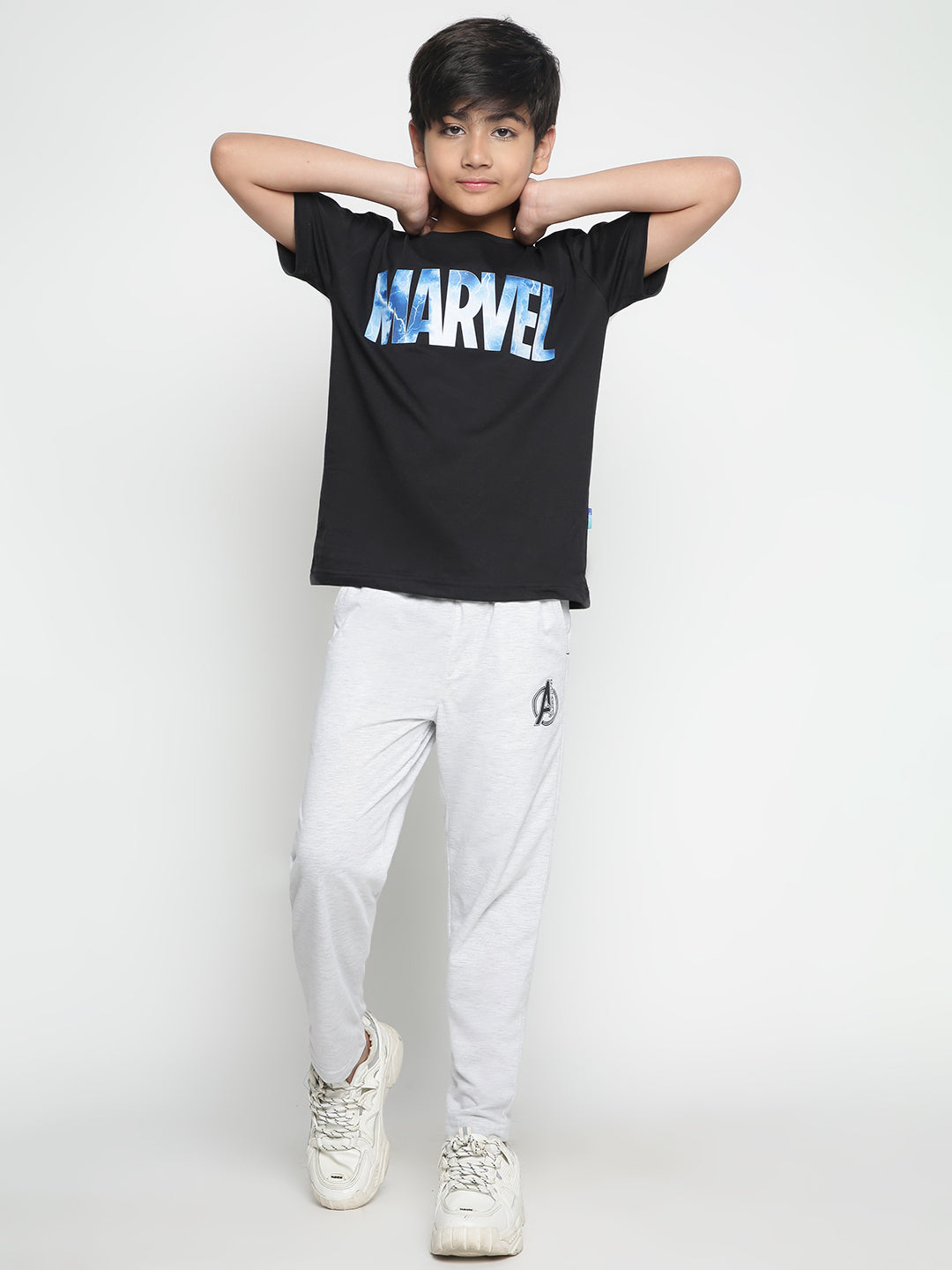 Lil Tomatoes Boys Marvel Cotton Trackpant