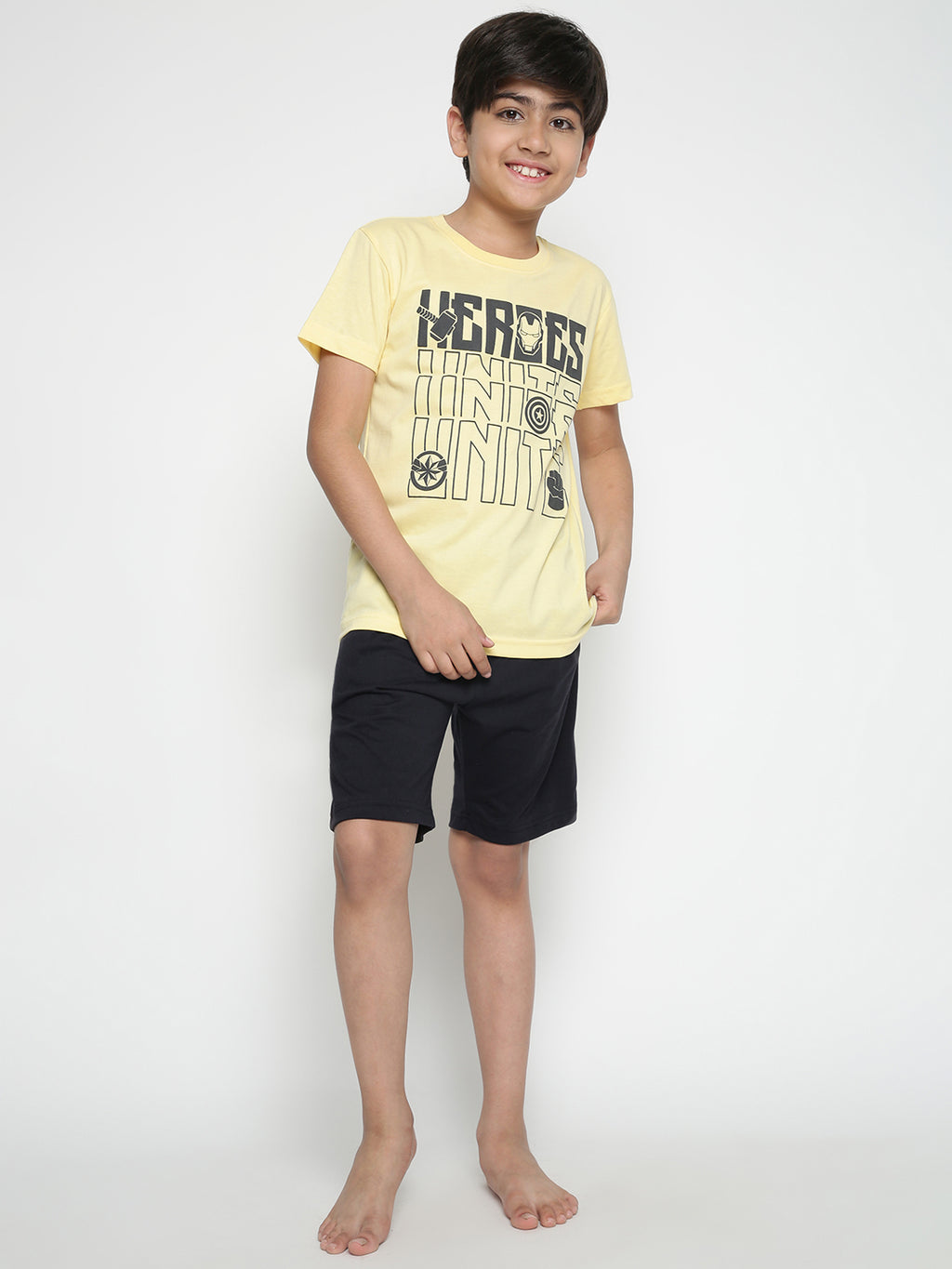 Lil Tomatoes Boys Marvel Cotton Night Suits