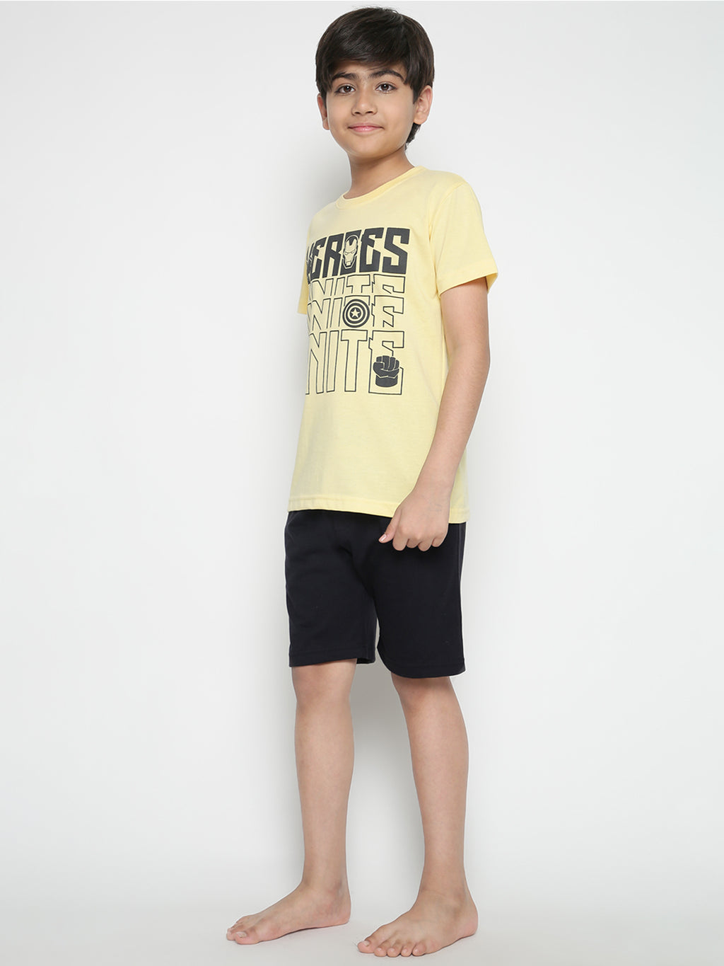 Lil Tomatoes Boys Marvel Cotton Night Suits
