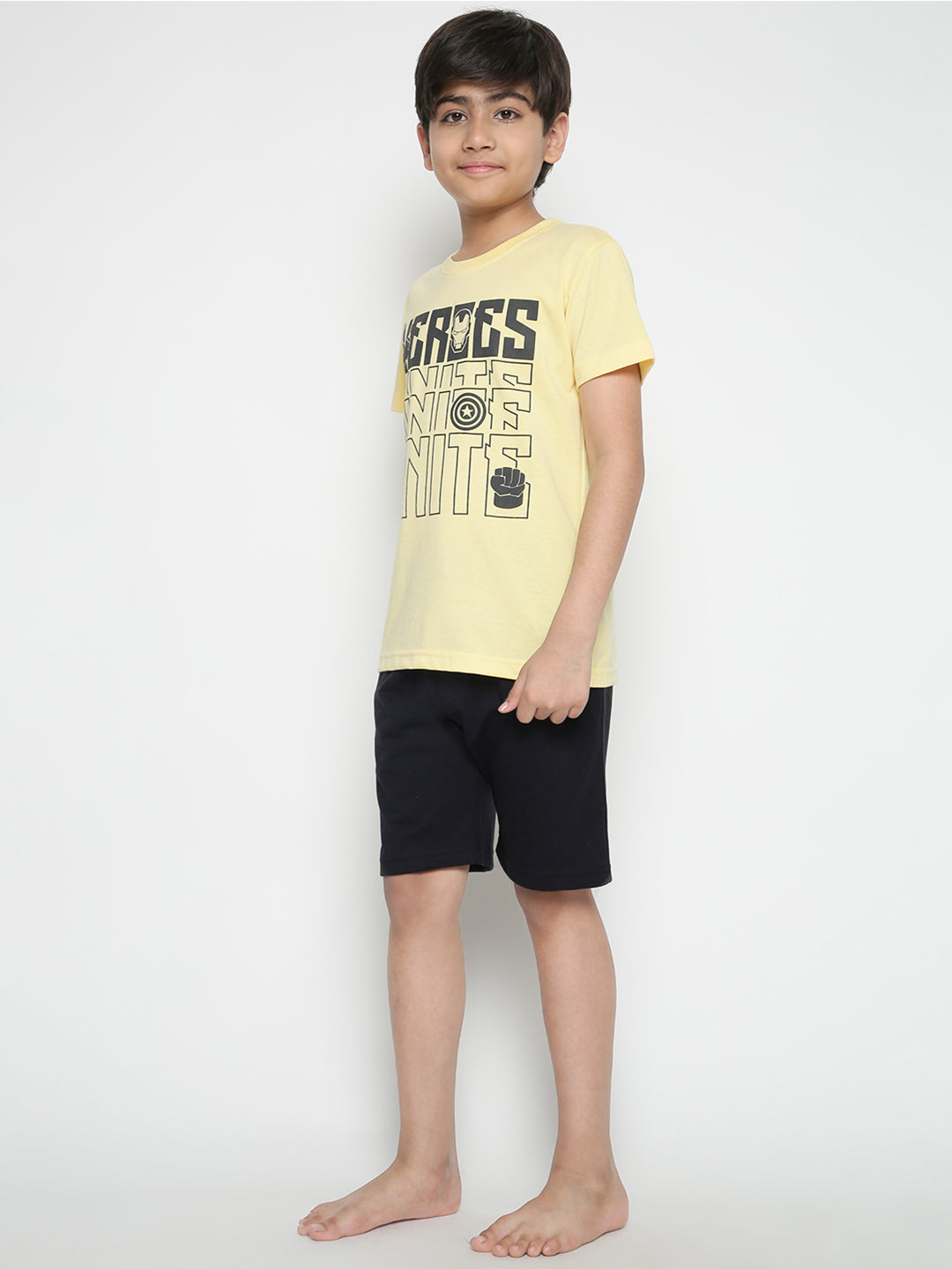 Lil Tomatoes Boys Marvel Cotton Night Suits