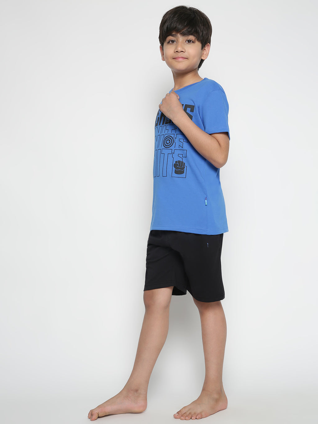 Lil Tomatoes Boys Marvel Cotton Night Suits