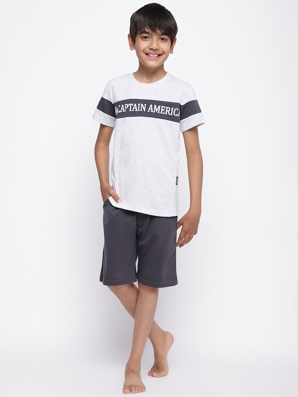 Lil Tomatoes Boys Marvel Cotton Night Suits