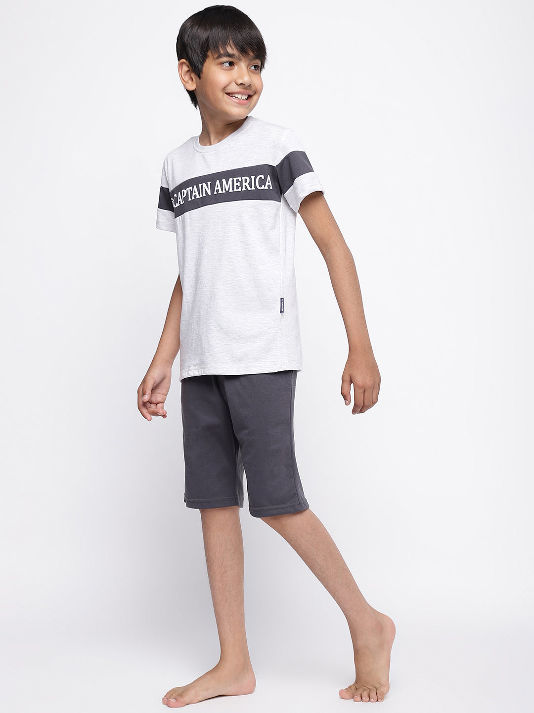 Lil Tomatoes Boys Marvel Cotton Night Suits