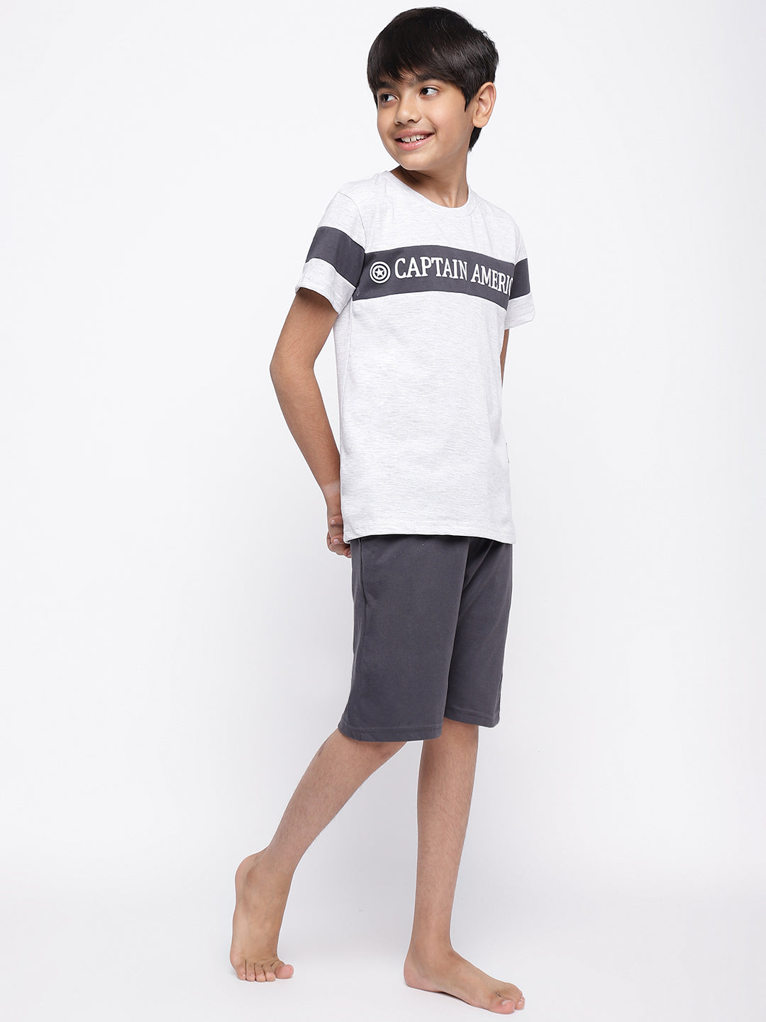 Lil Tomatoes Boys Marvel Cotton Night Suits