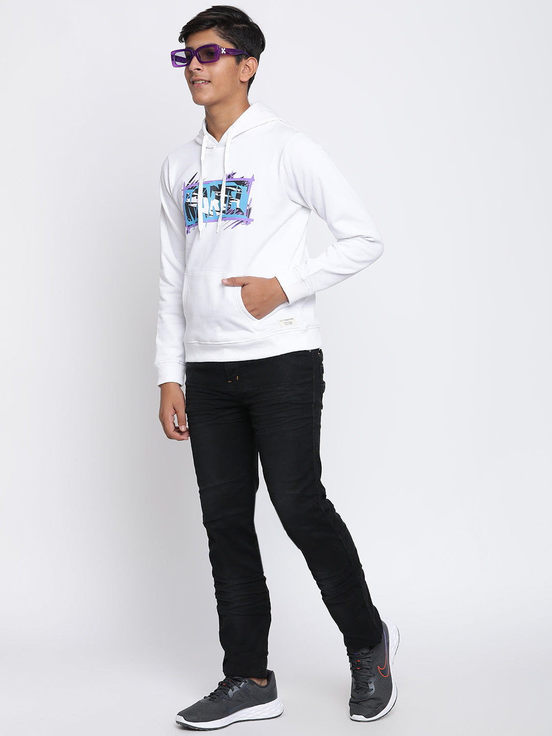 Lil Tomatoes Boys Marvel Cotton Fleece Sweatshirt