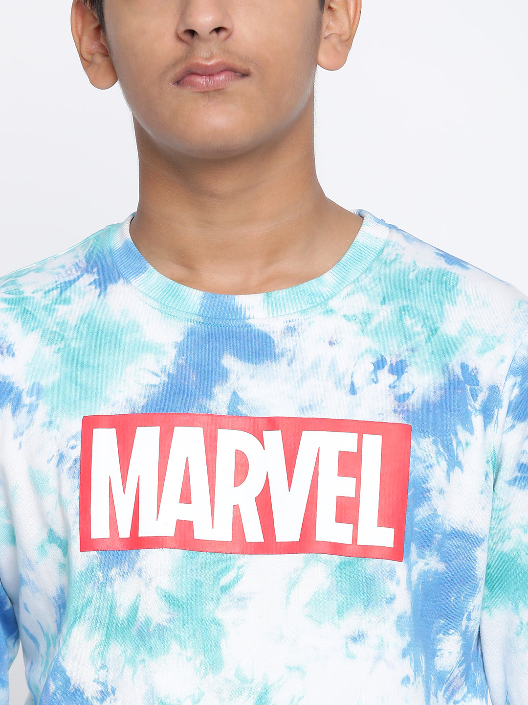 Lil Tomatoes Boys Marvel Cotton Fleece Sweatshirt