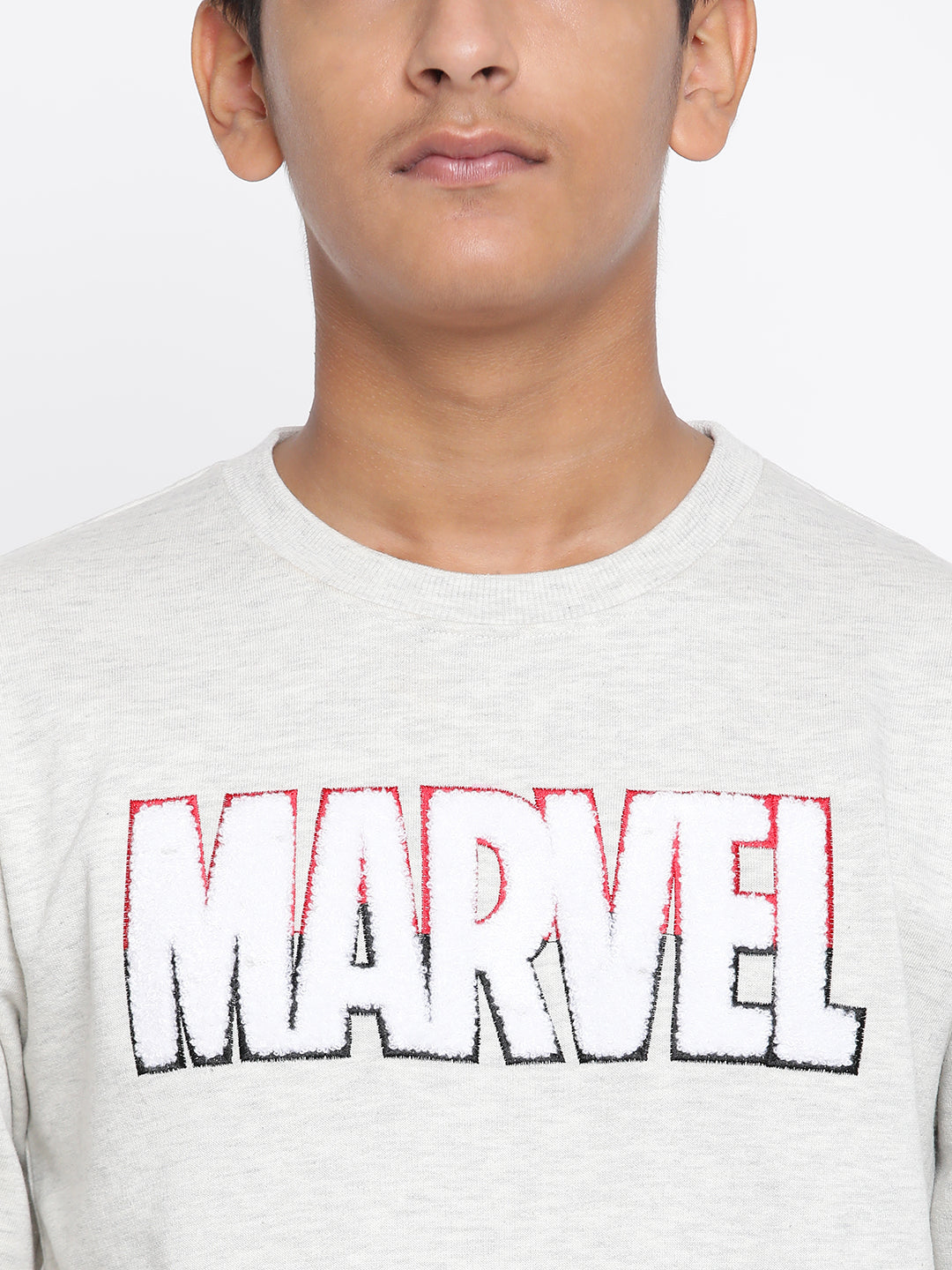 Lil Tomatoes Boys Marvel Cotton Fleece Sweatshirt