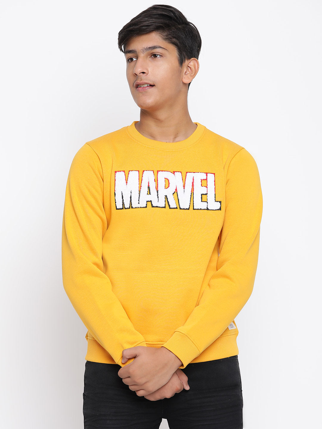 Lil Tomatoes Boys Marvel Cotton Fleece Sweatshirt