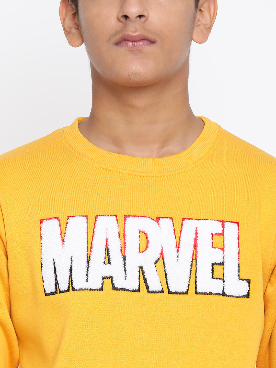 Lil Tomatoes Boys Marvel Cotton Fleece Sweatshirt