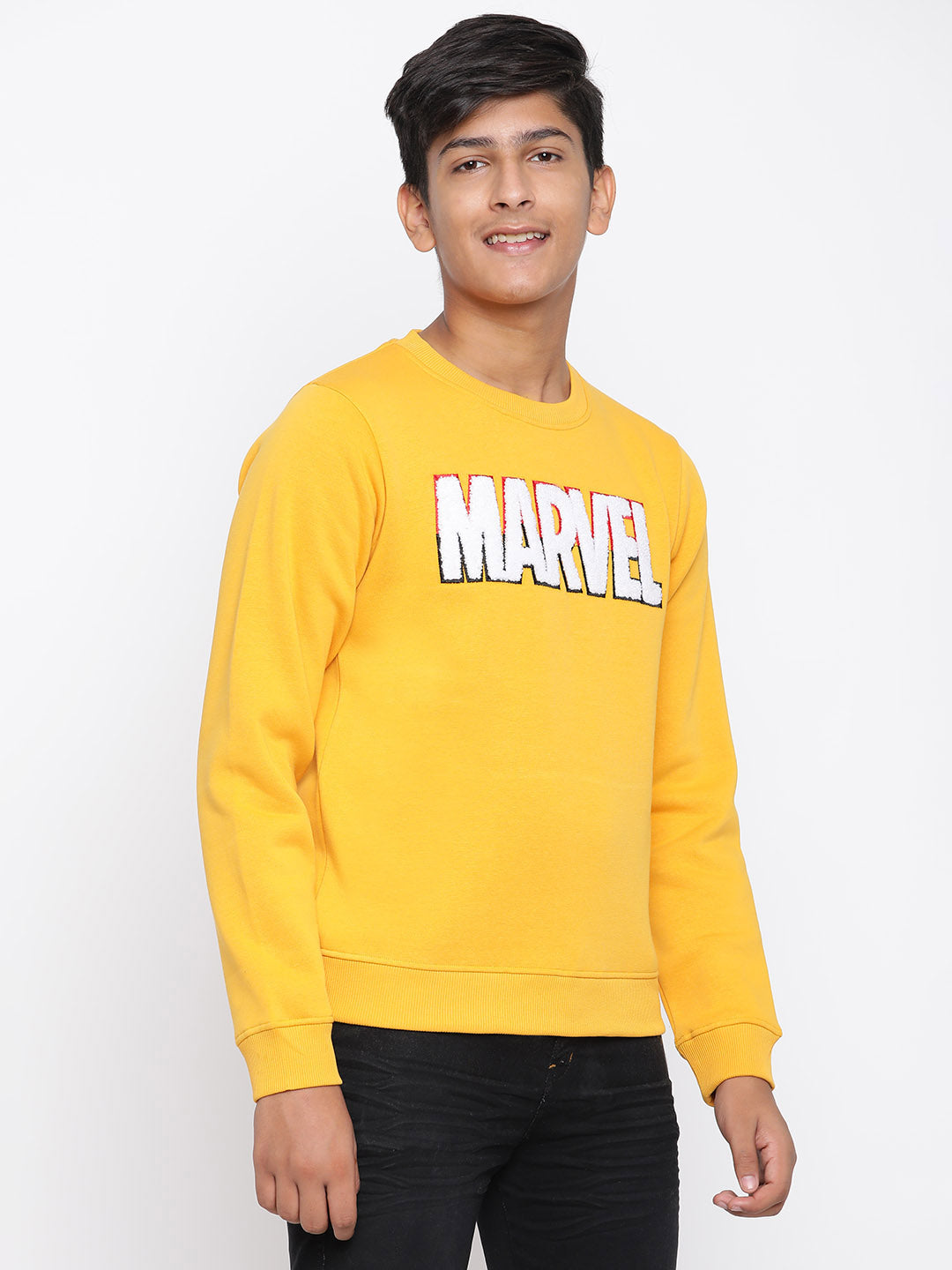 Lil Tomatoes Boys Marvel Cotton Fleece Sweatshirt