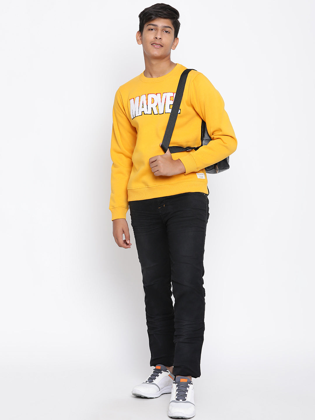 Lil Tomatoes Boys Marvel Cotton Fleece Sweatshirt