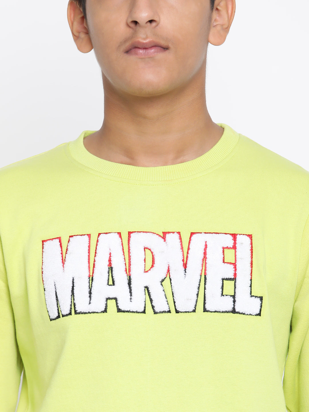Lil Tomatoes Boys Marvel Cotton Fleece Sweatshirt