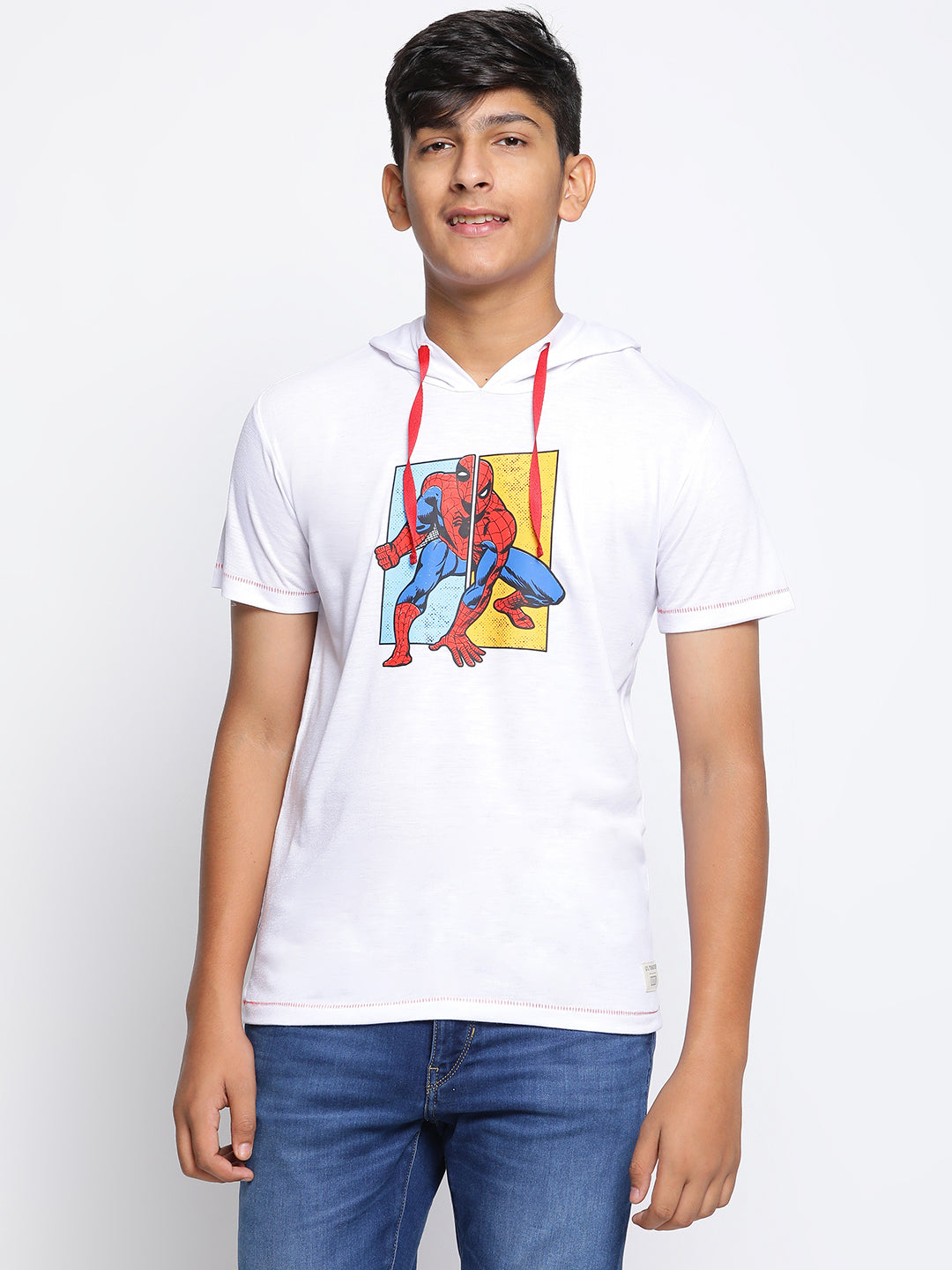 Lil Tomatoes Boys Spiderman Cotton T-shirt
