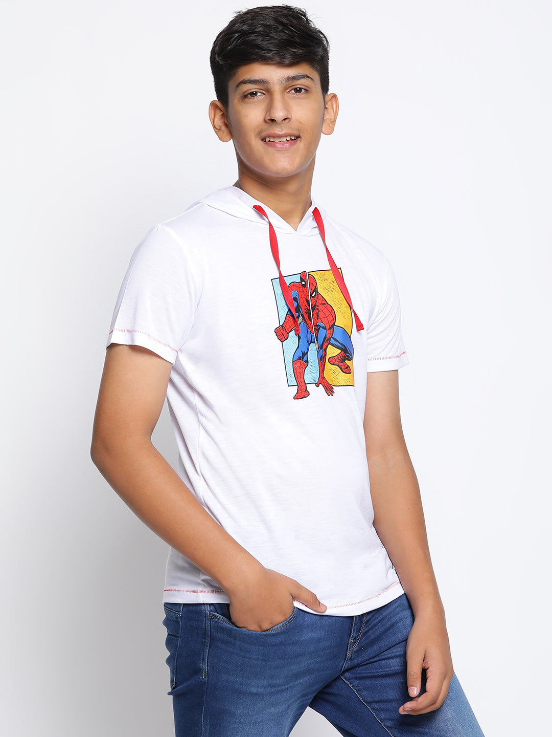 Lil Tomatoes Boys Spiderman Cotton T-shirt