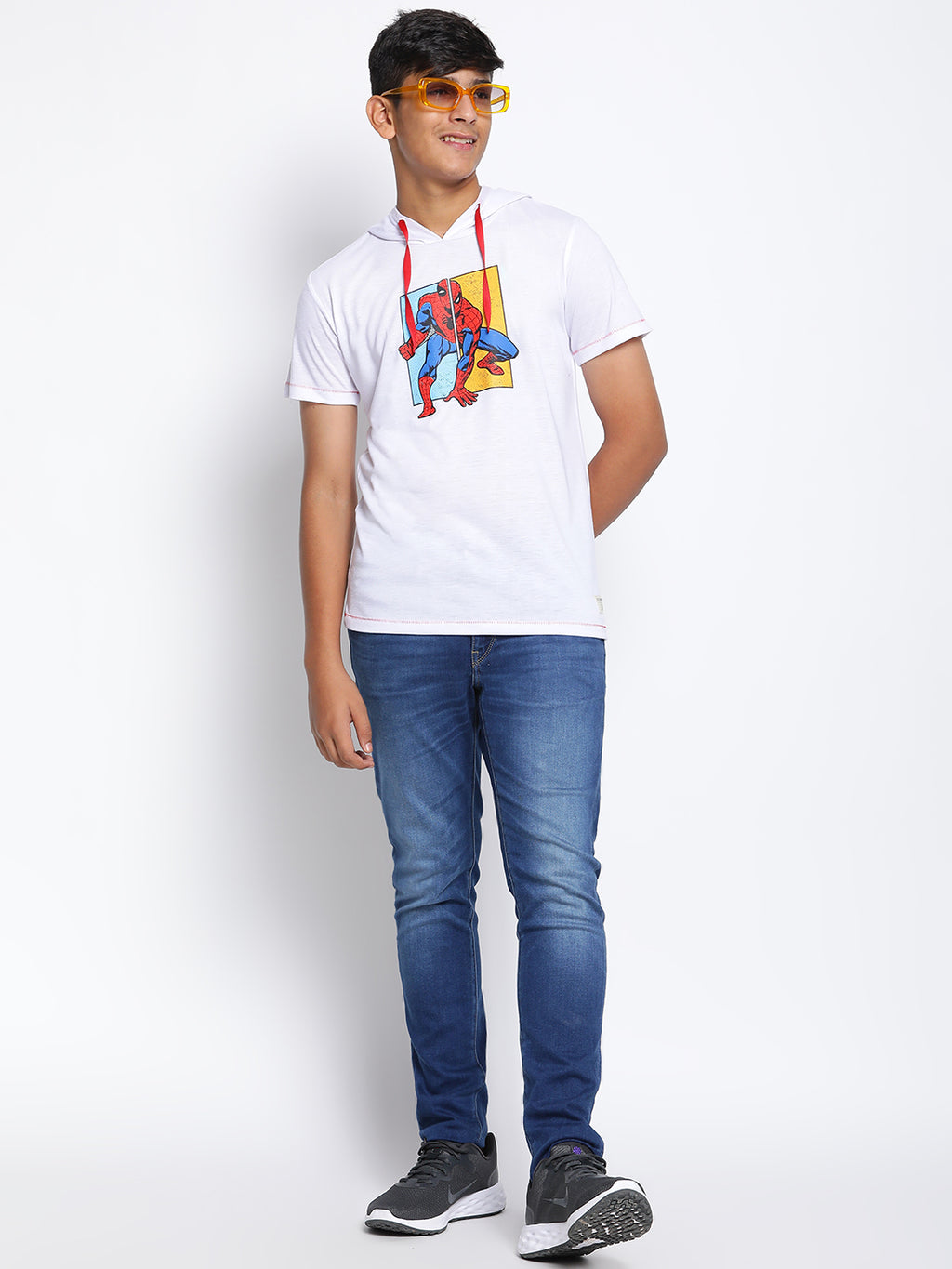 Lil Tomatoes Boys Spiderman Cotton T-shirt