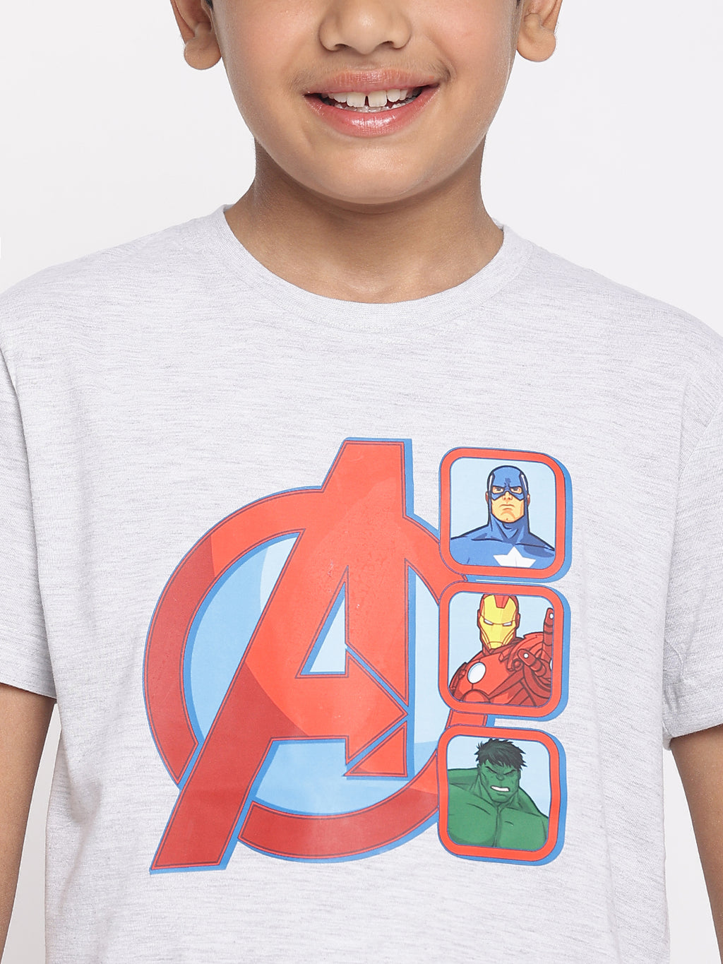 Lil Tomatoes Boys Marvel Cotton T-shirt