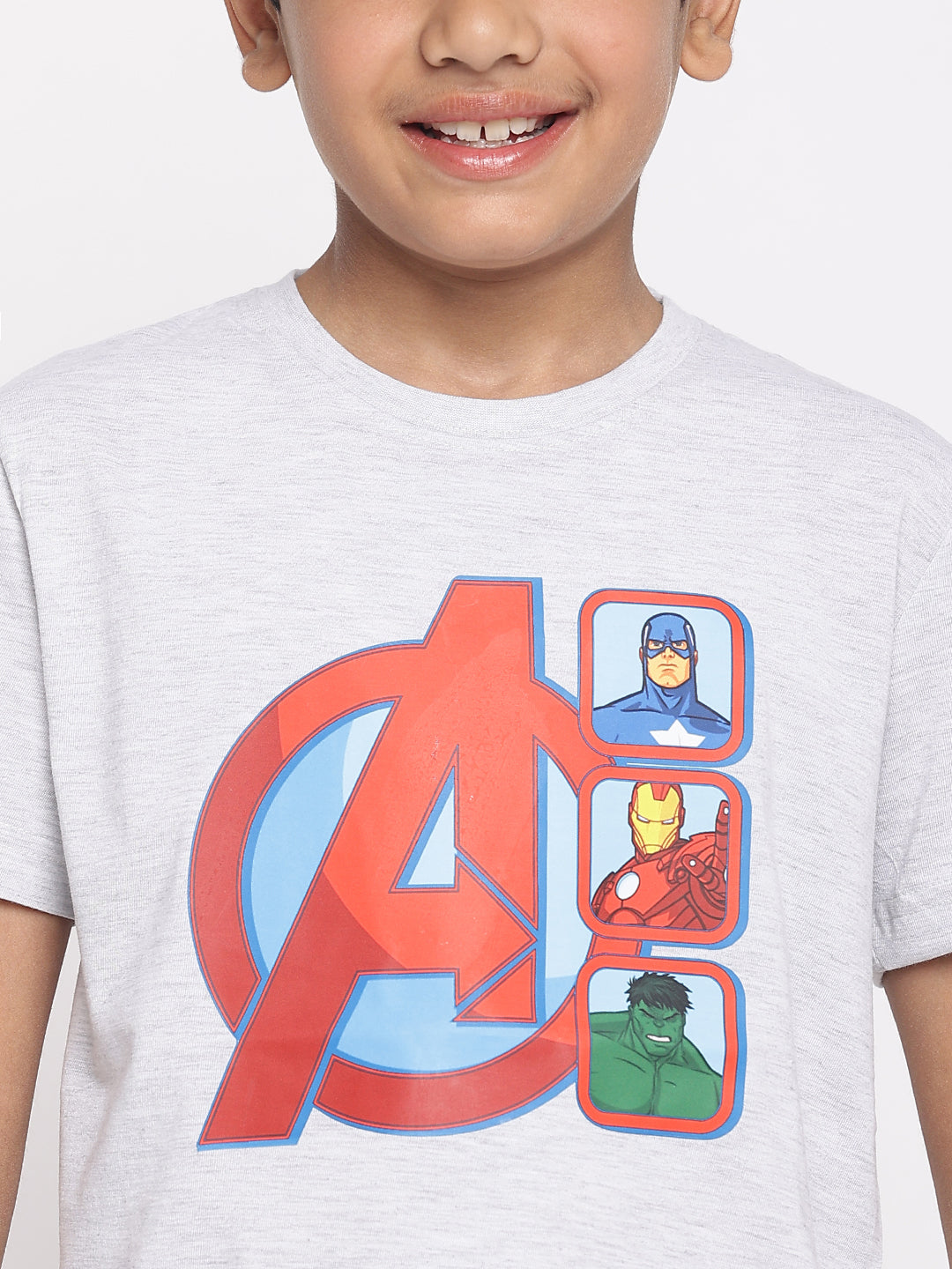Lil Tomatoes Boys Marvel Cotton T-shirt
