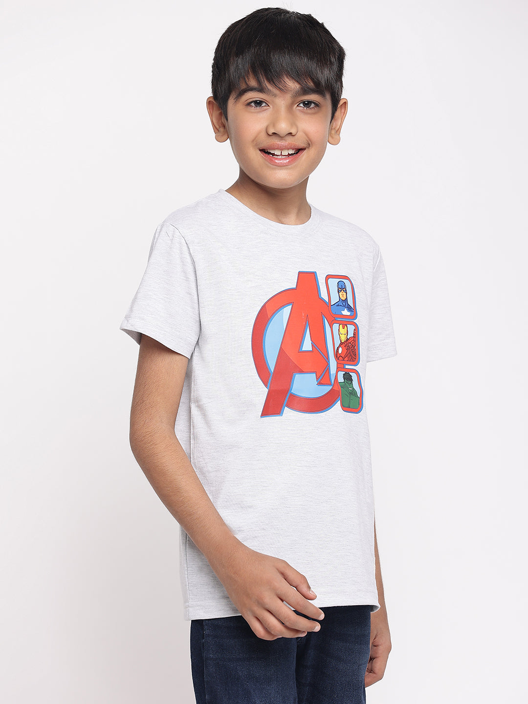 Lil Tomatoes Boys Marvel Cotton T-shirt