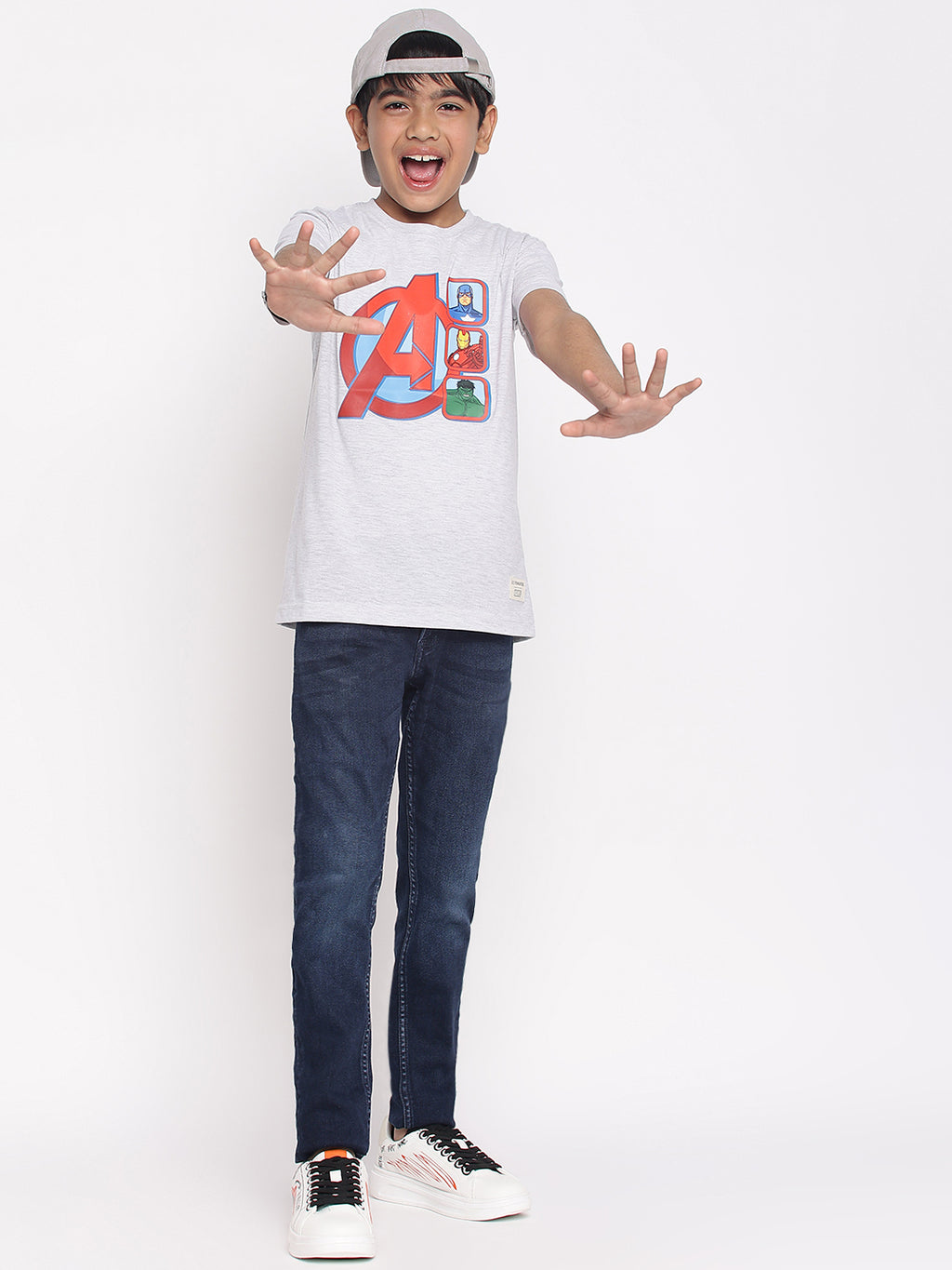 Lil Tomatoes Boys Marvel Cotton T-shirt