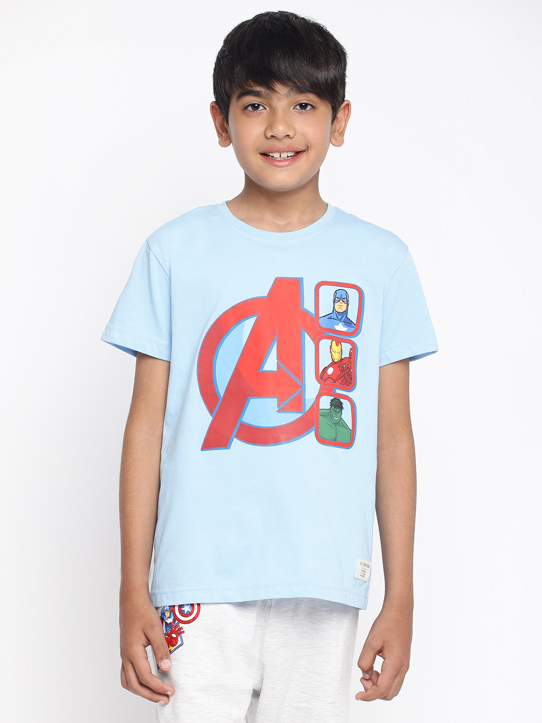Lil Tomatoes Boys Marvel Cotton T-shirt