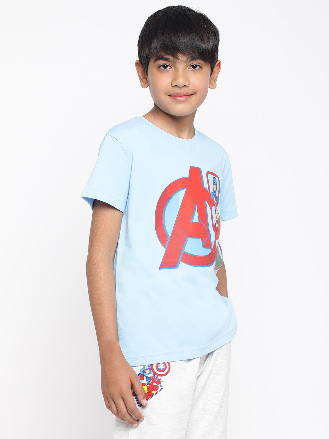 Lil Tomatoes Boys Marvel Cotton T-shirt