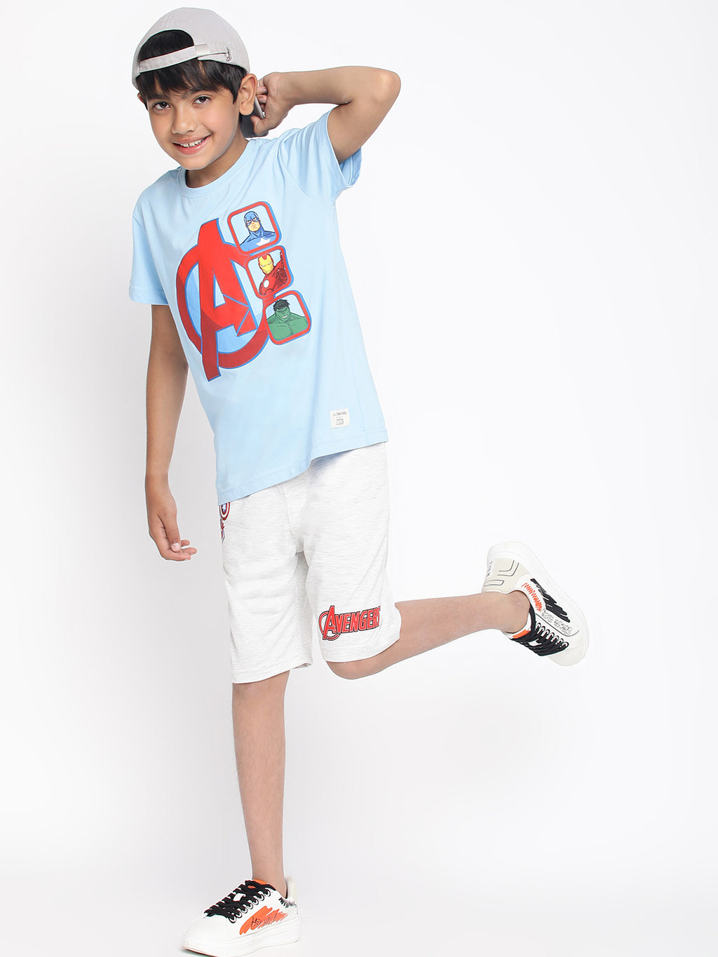 Lil Tomatoes Boys Marvel Cotton T-shirt