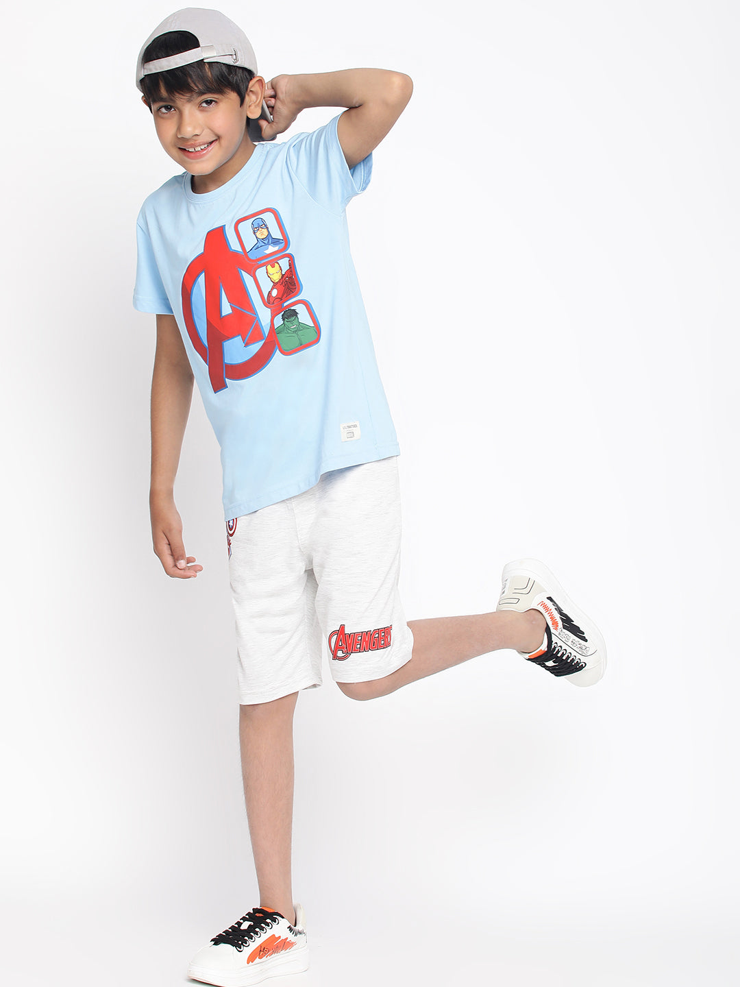 Lil Tomatoes Boys Marvel Cotton T-shirt