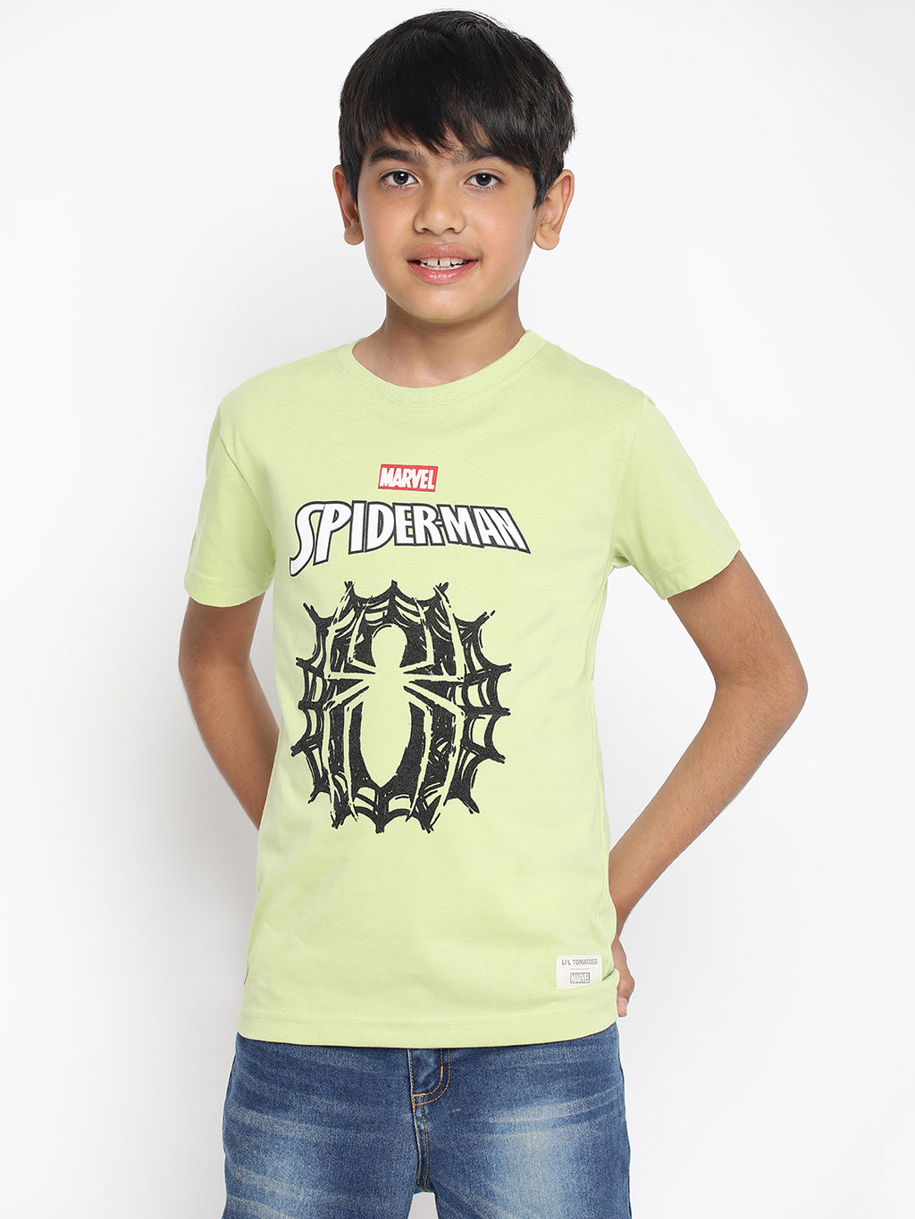 Lil Tomatoes Boys Marvel Cotton T-shirt
