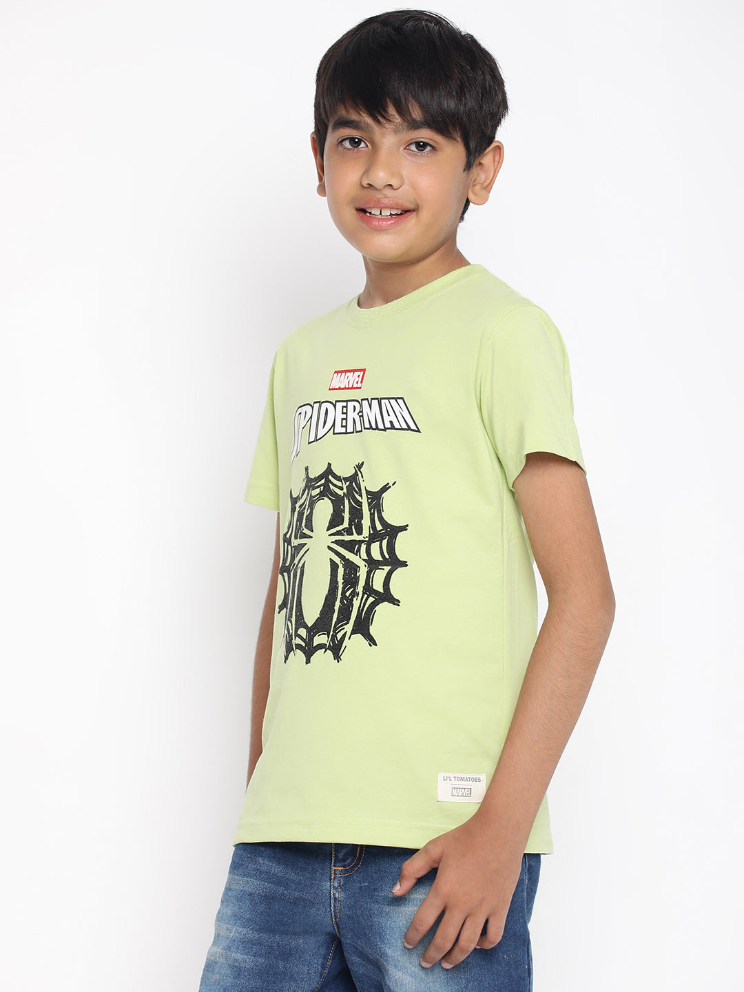 Lil Tomatoes Boys Marvel Cotton T-shirt