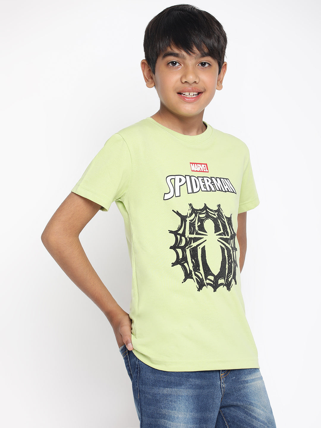 Lil Tomatoes Boys Marvel Cotton T-shirt