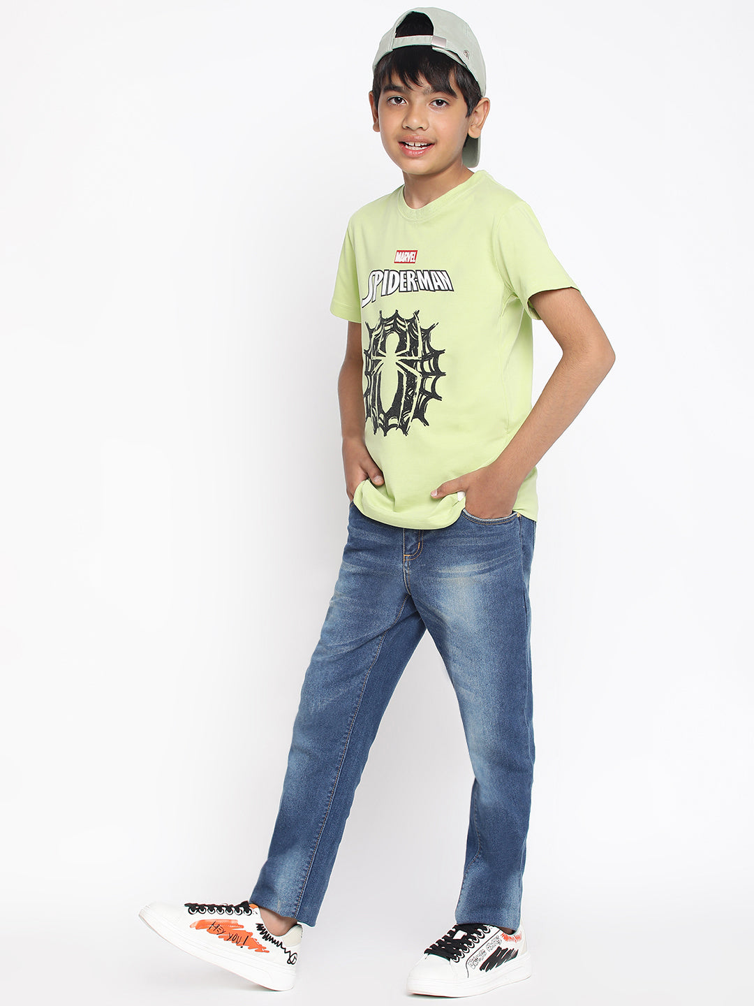 Lil Tomatoes Boys Marvel Cotton T-shirt
