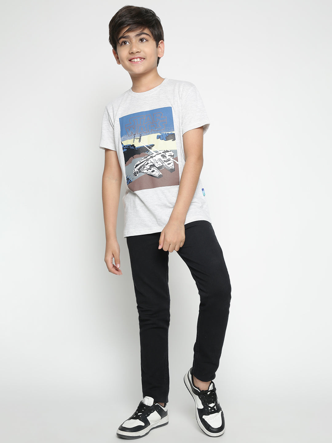 Lil Tomatoes Boys Marvel Cotton T-shirt