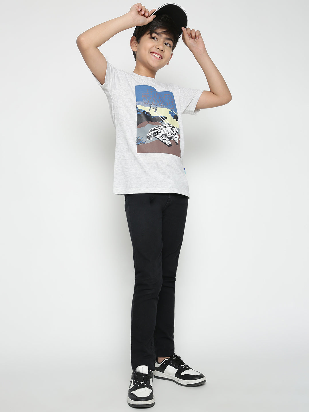 Lil Tomatoes Boys Marvel Cotton T-shirt
