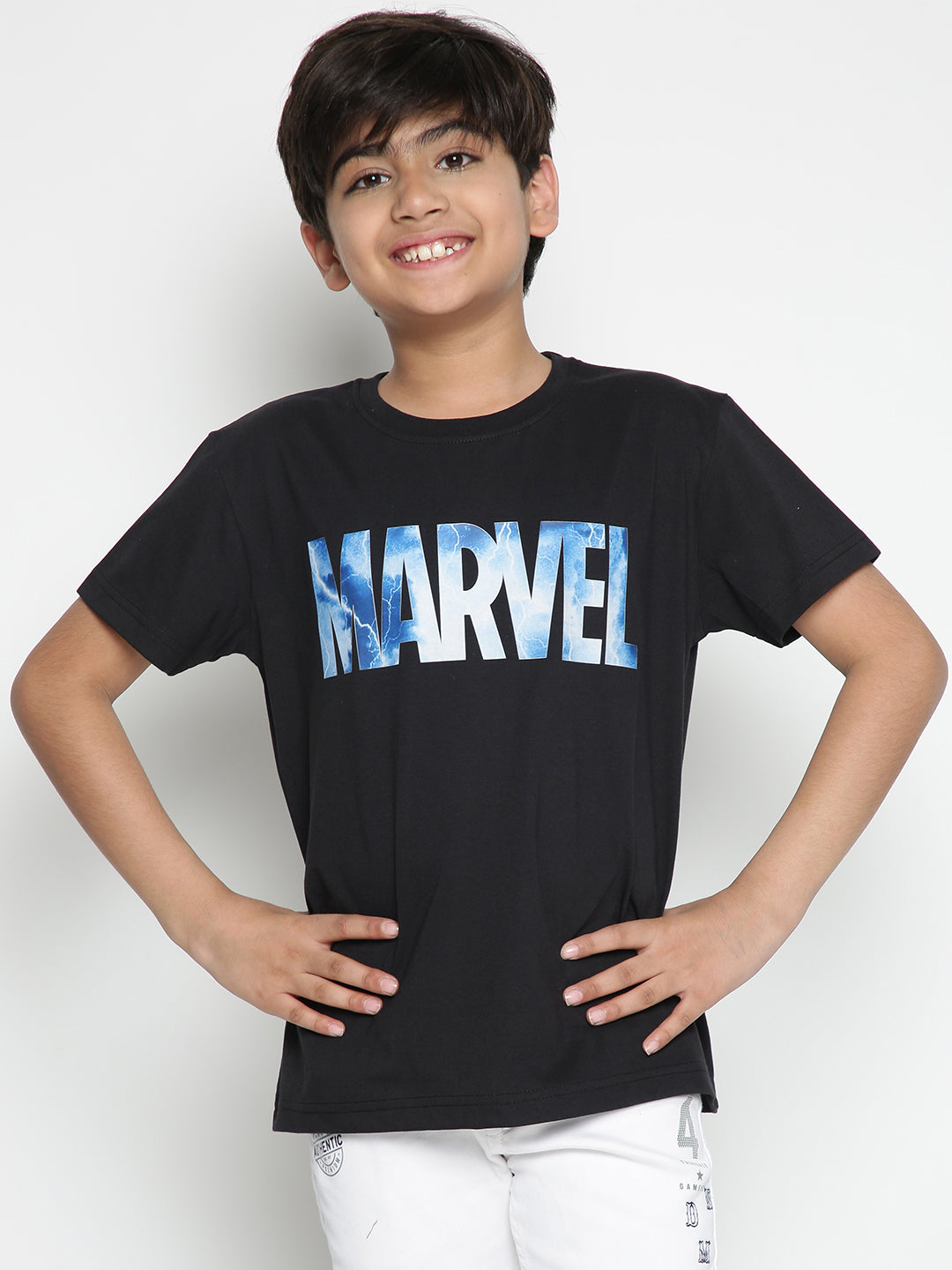 Lil Tomatoes Boys Marvel Cotton T-shirt