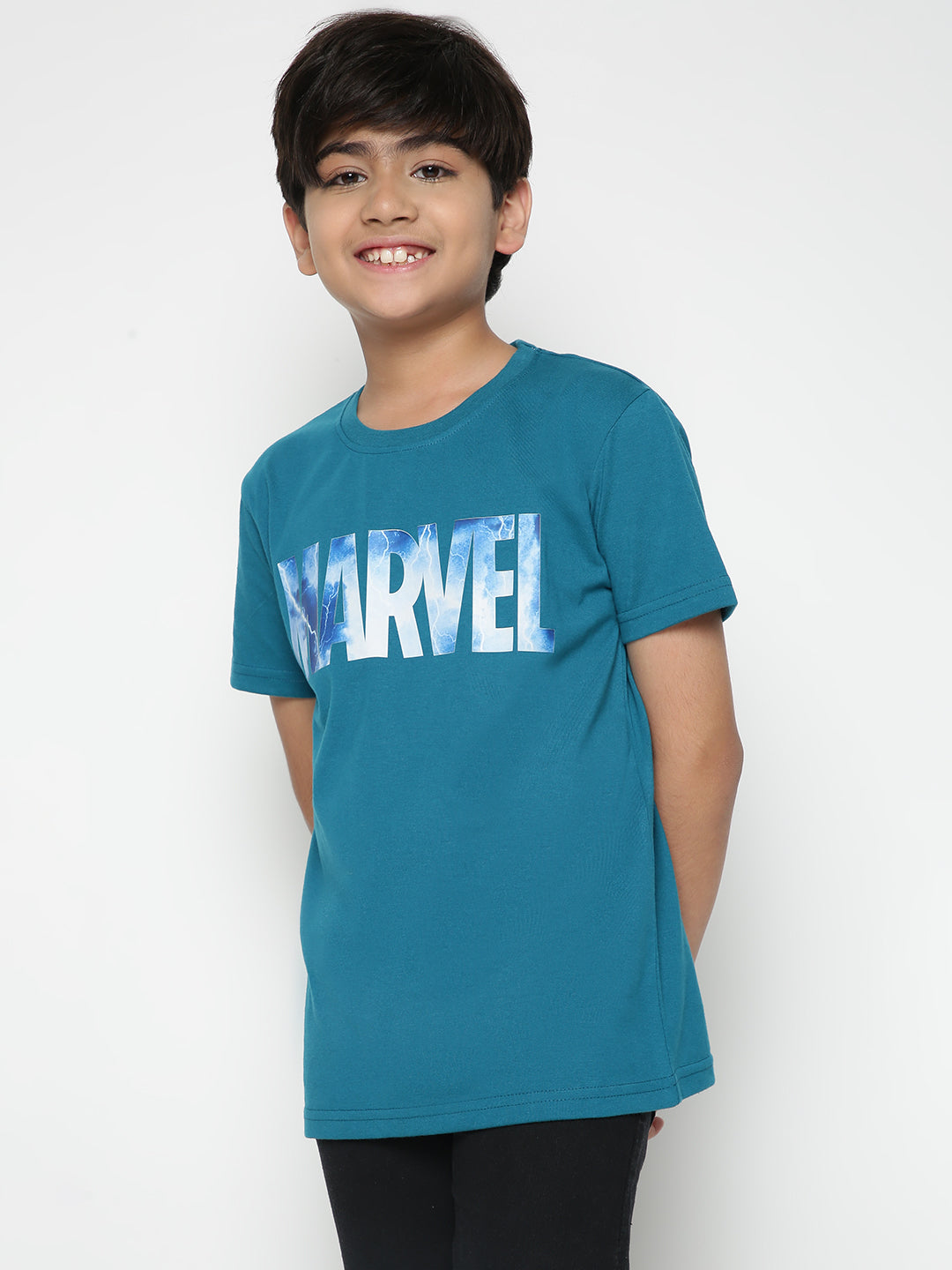 Lil Tomatoes Boys Marvel Cotton T-shirt