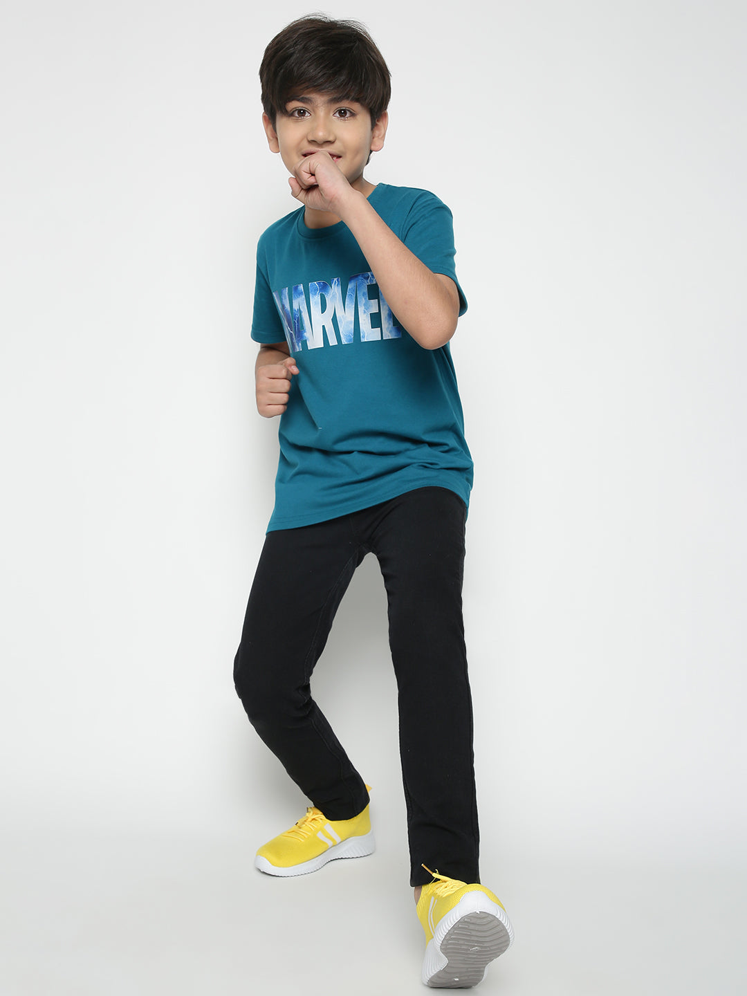 Lil Tomatoes Boys Marvel Cotton T-shirt