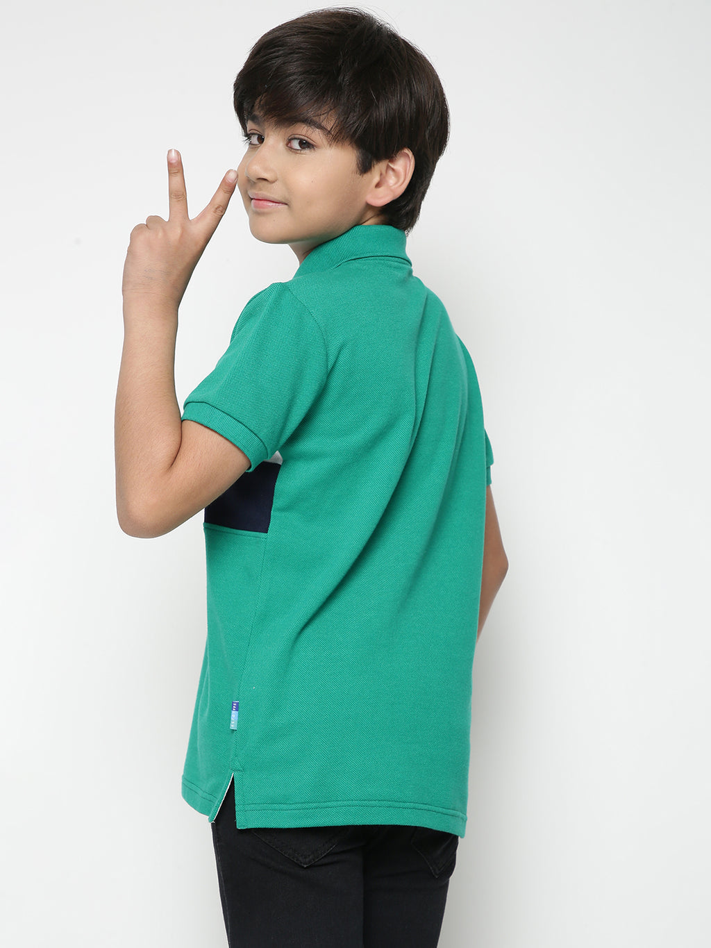 Lil Tomatoes Boys Marvel Cotton Polo T-shirt