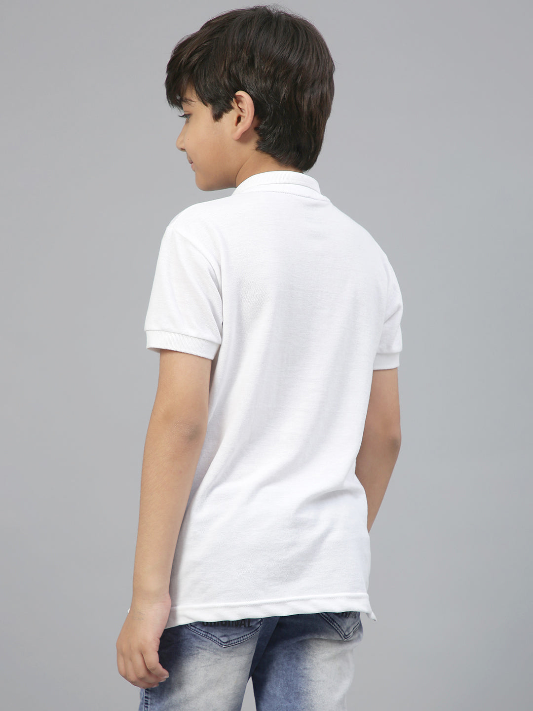 Lil Tomatoes Boys Marvel Cotton Polo T-shirt