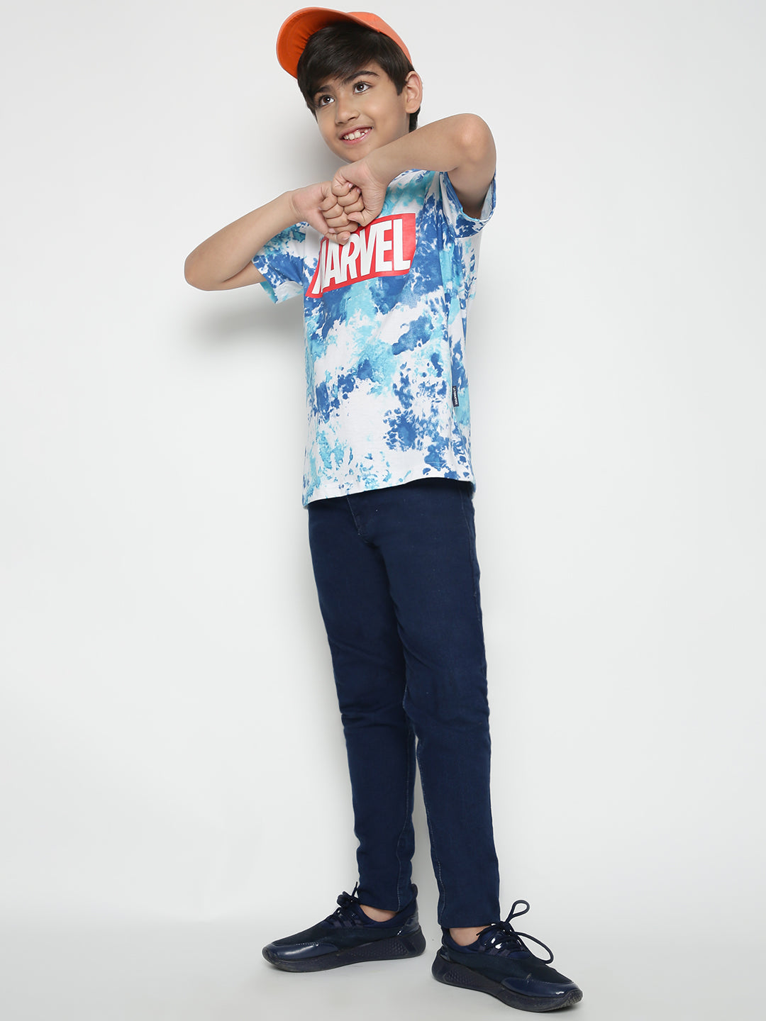 Lil Tomatoes Boys Marvel Cotton T-shirt