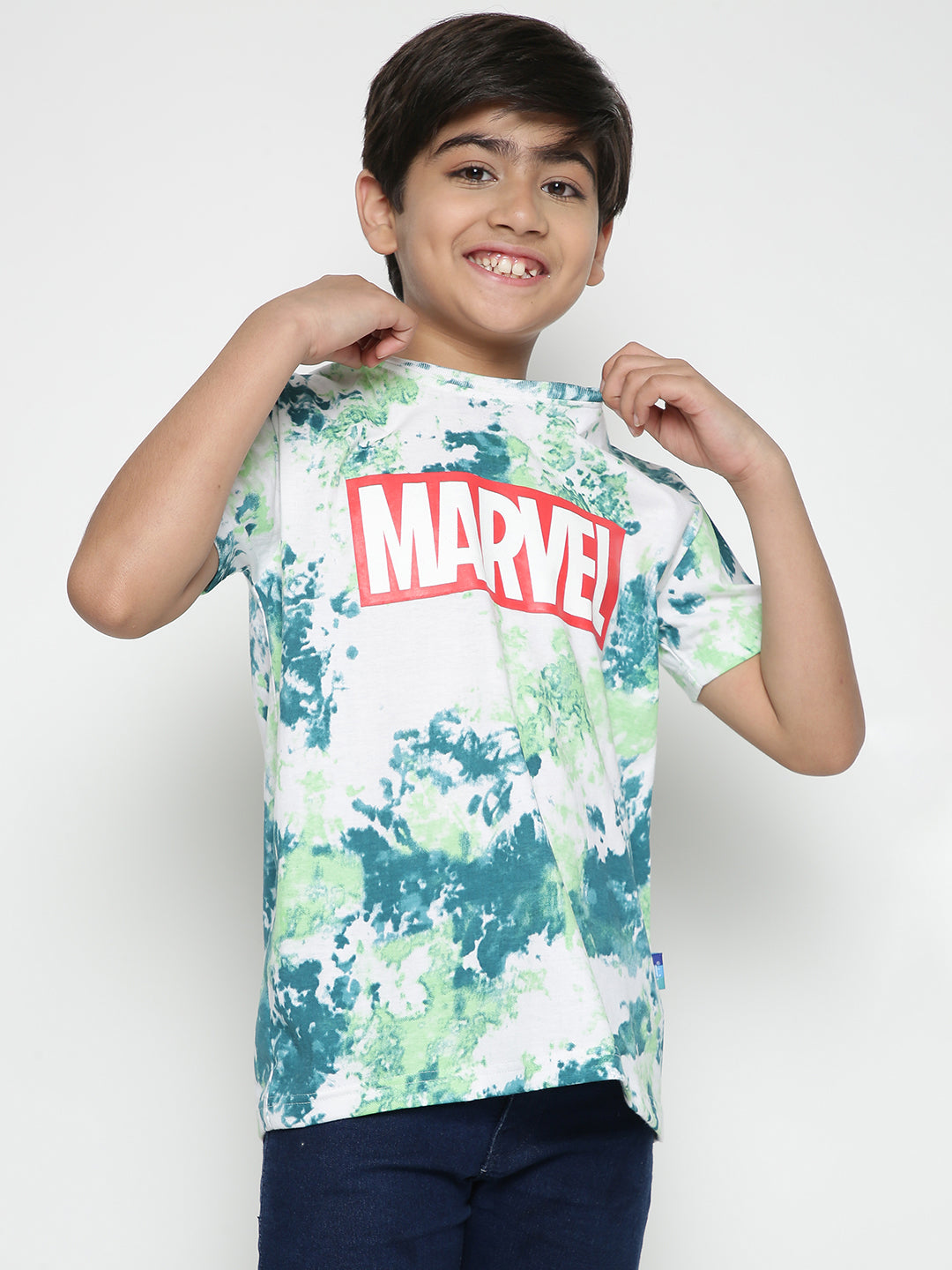 Lil Tomatoes Boys Marvel Cotton T-shirt