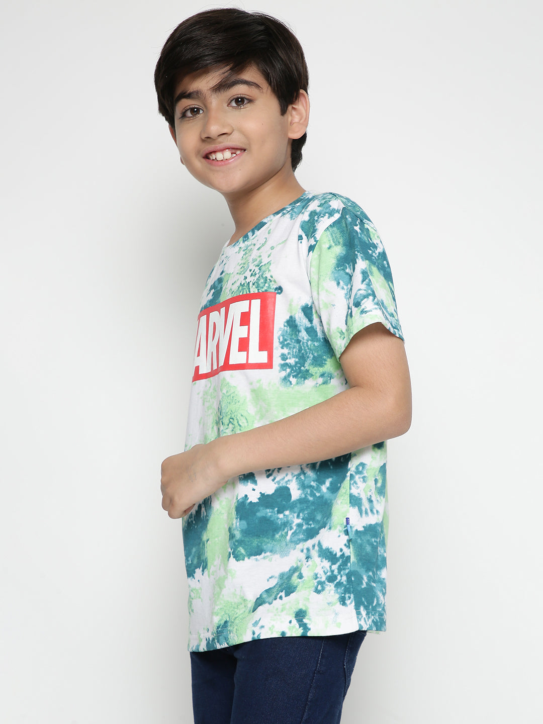 Lil Tomatoes Boys Marvel Cotton T-shirt