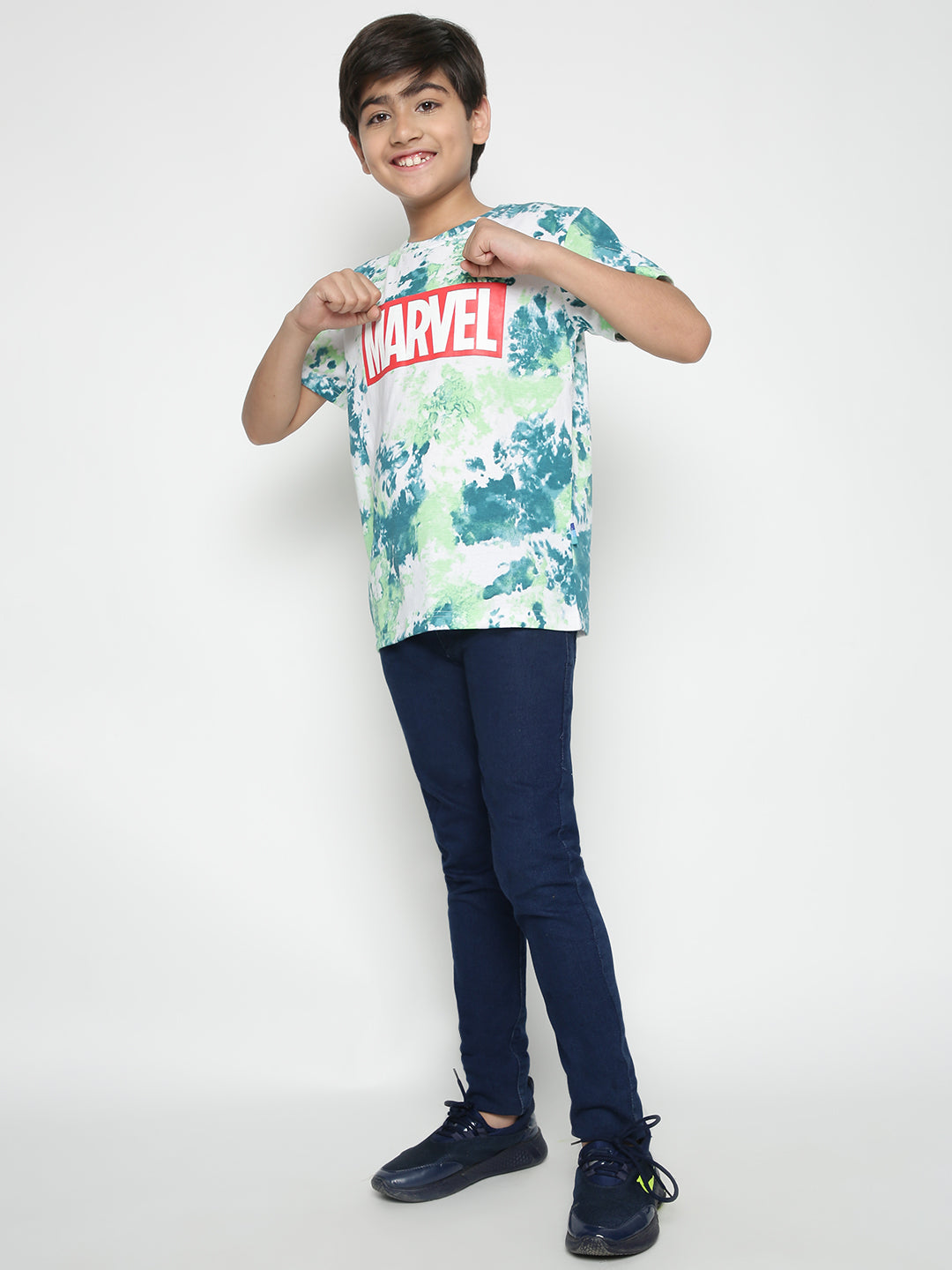 Lil Tomatoes Boys Marvel Cotton T-shirt
