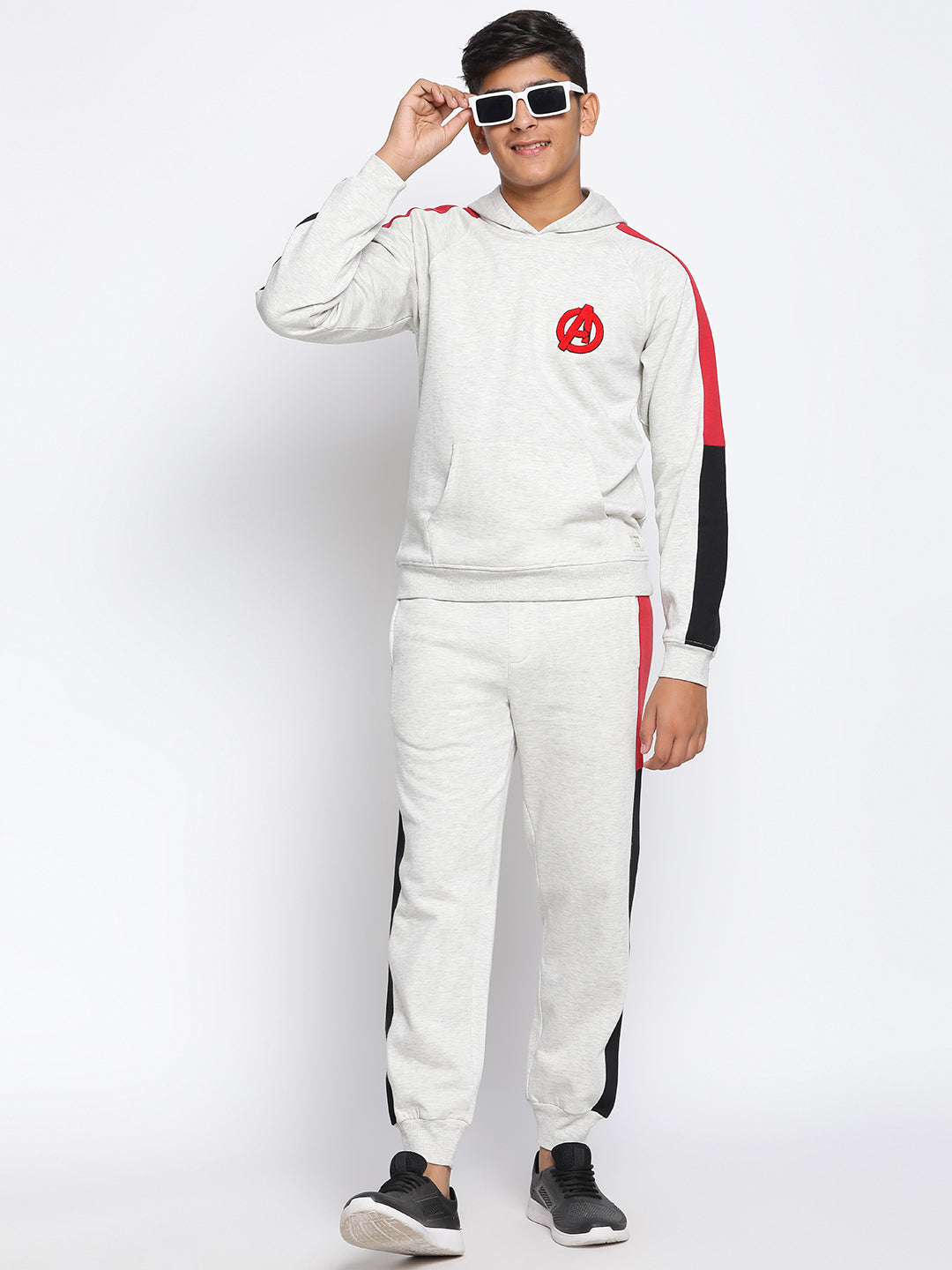 Lil Tomatoes Boys Avengers Cotton Fleece Track Suit