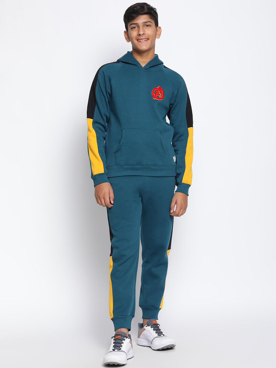 Lil Tomatoes Boys Avengers Cotton Fleece Track Suit