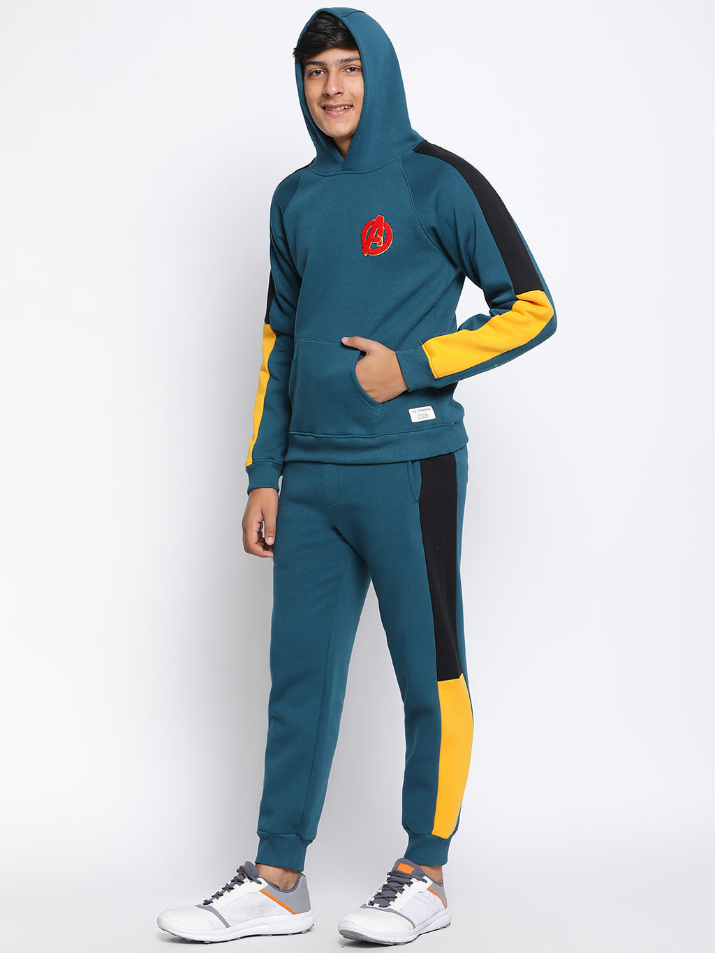 Lil Tomatoes Boys Avengers Cotton Fleece Track Suit