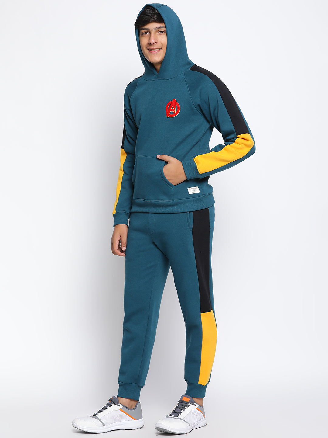 Lil Tomatoes Boys Avengers Cotton Fleece Track Suit