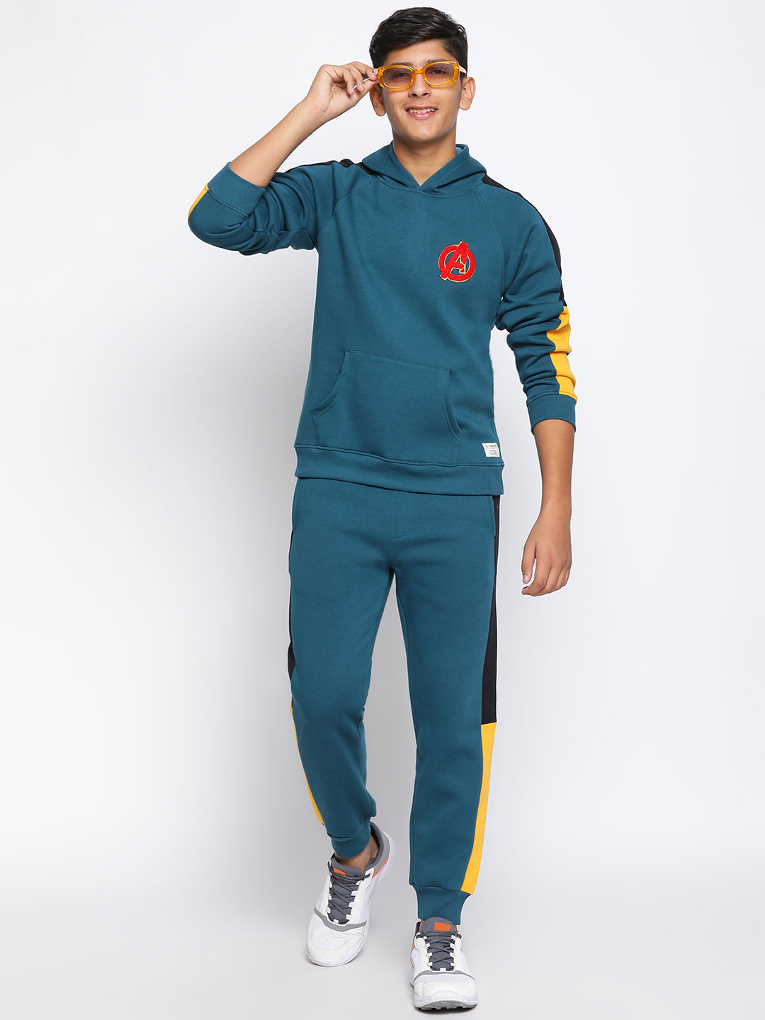 Lil Tomatoes Boys Avengers Cotton Fleece Track Suit